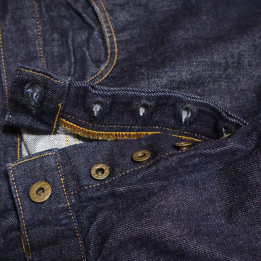 ジャパンブルー 14oz ジンバブエ×メンフィス綿 青耳デニム w36