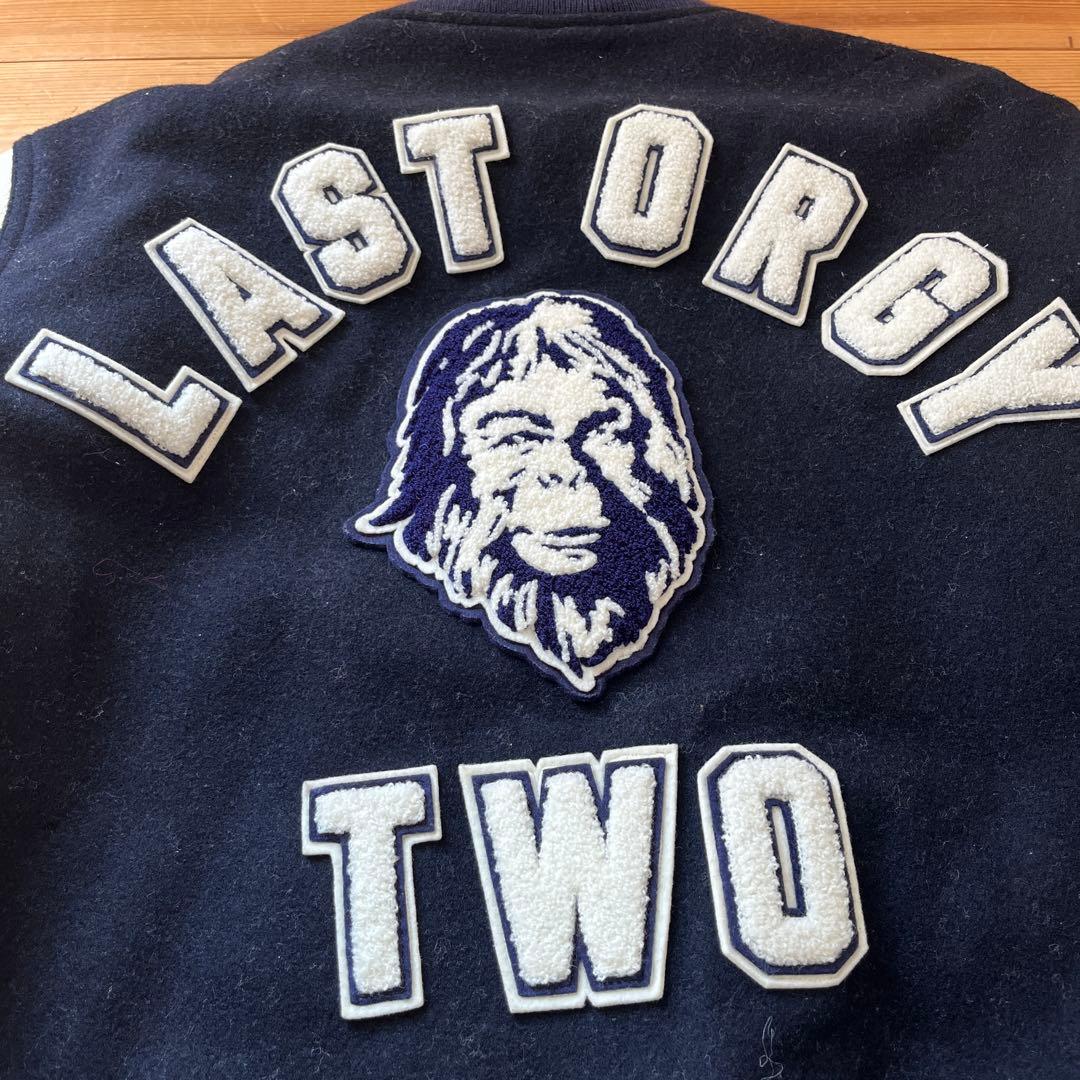 美品　ヒューマンメイド　アンダーカバースタジャン袖の星紺