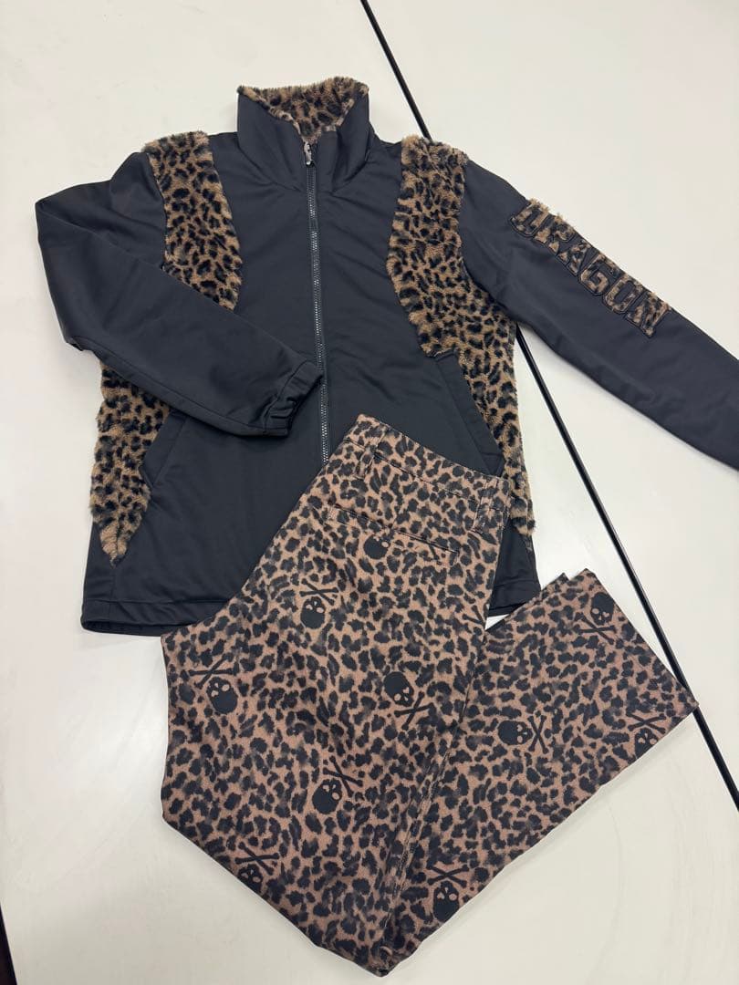 ダンスウィズドラゴン　ヒョウ柄ジャケットとパンツセット　3