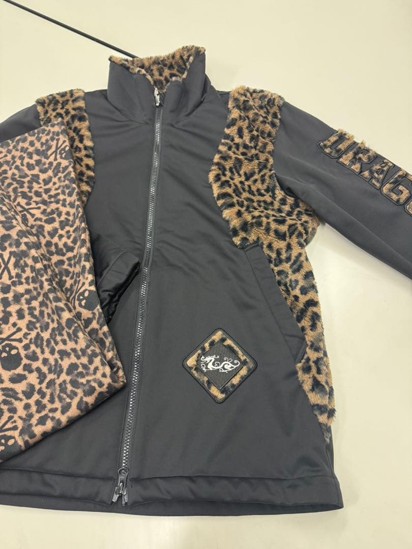 ダンスウィズドラゴン　ヒョウ柄ジャケットとパンツセット　3