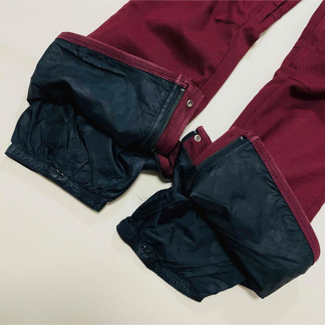 6673【美品】ボルコム　パンツ　無地　レディース　スノボウェア　ボルドー
