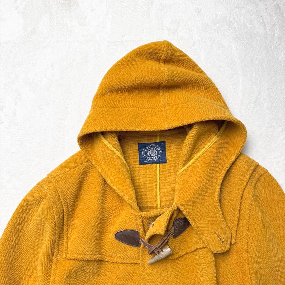 希少色 j.press 2147 ヘリンボーン ダッフルコート イエロー