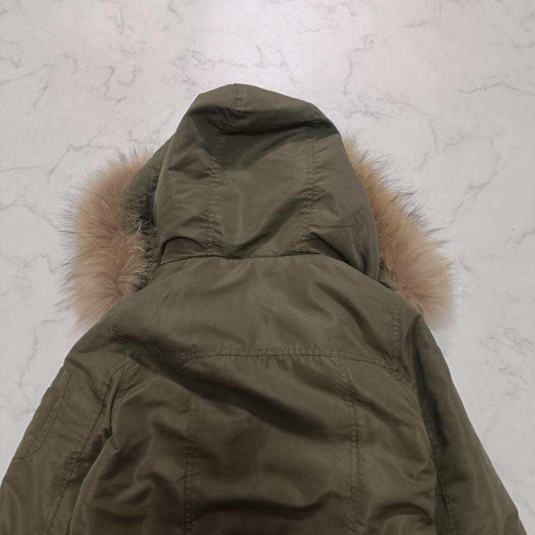 y2k SLY N3B ダウン ボアライナー ラクーンファー モッズコート