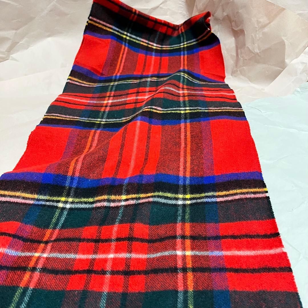 【ジョンストンズ オブ エルガン】【ロイヤルスチュワート】 カシミヤ ストール