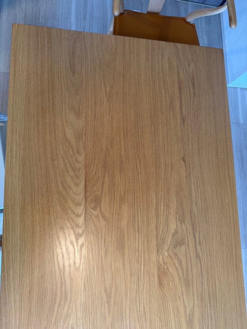 廃盤希少】無印良品 オーク材 板と脚でできた木製テーブル 140×80cm