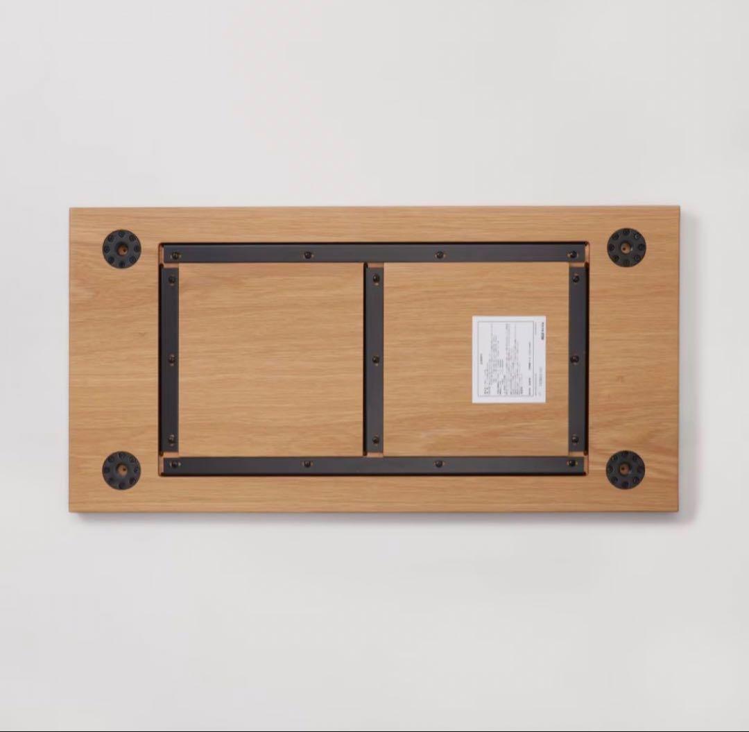 廃盤希少】無印良品 オーク材 板と脚でできた木製テーブル 140×80cm
