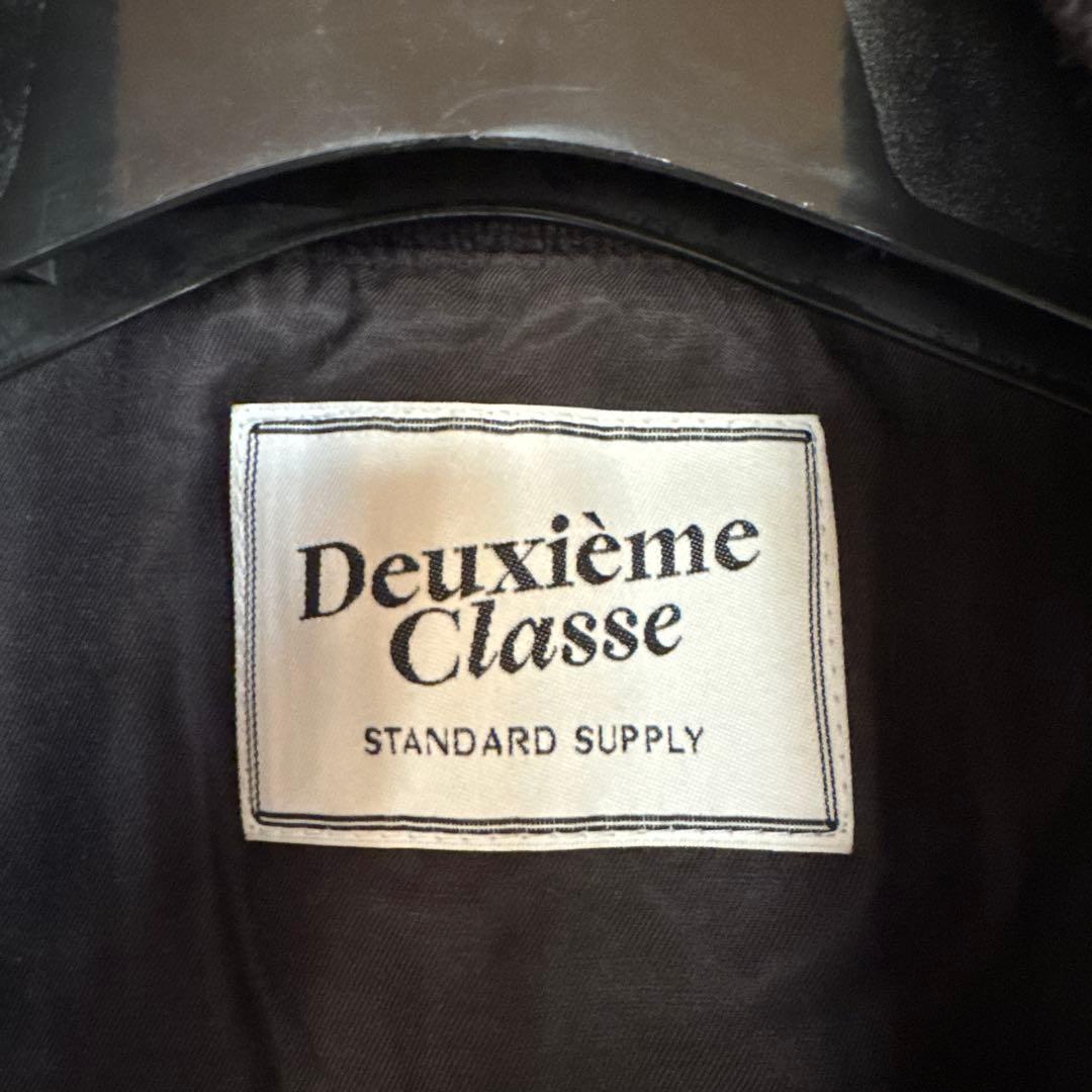 Deuxieme classe別注 シュタンバーム　スタジャン　レザー　アンゴラ