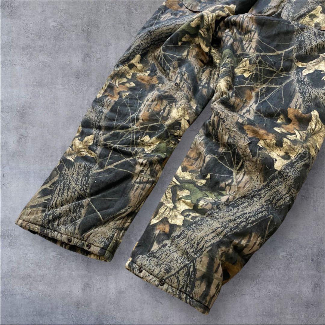 USA製 カベラス リアルツリーカモ柄 中綿 カバーオール つなぎ L