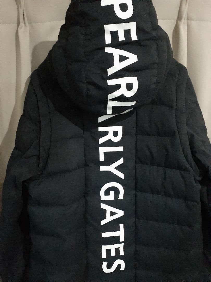 PEARLY GATES パーリーゲイツ ダウンジャケット パーカー 黒 5 - メルカリ