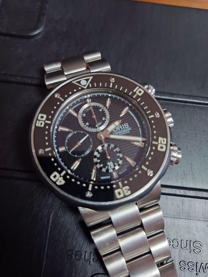 strawberry様専用 オリス プロダイバー クロノグラフ デイト - メルカリ