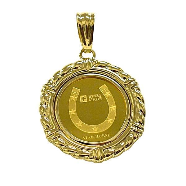 18金×24金】ホースネックレス ペンダントトップ K18 K24 PAMP製 - メルカリ