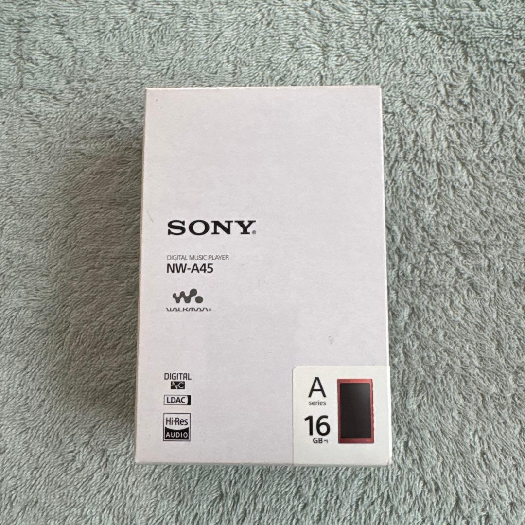 SONY WALKMAN NW-A45 トワイライトレッド 外箱有り