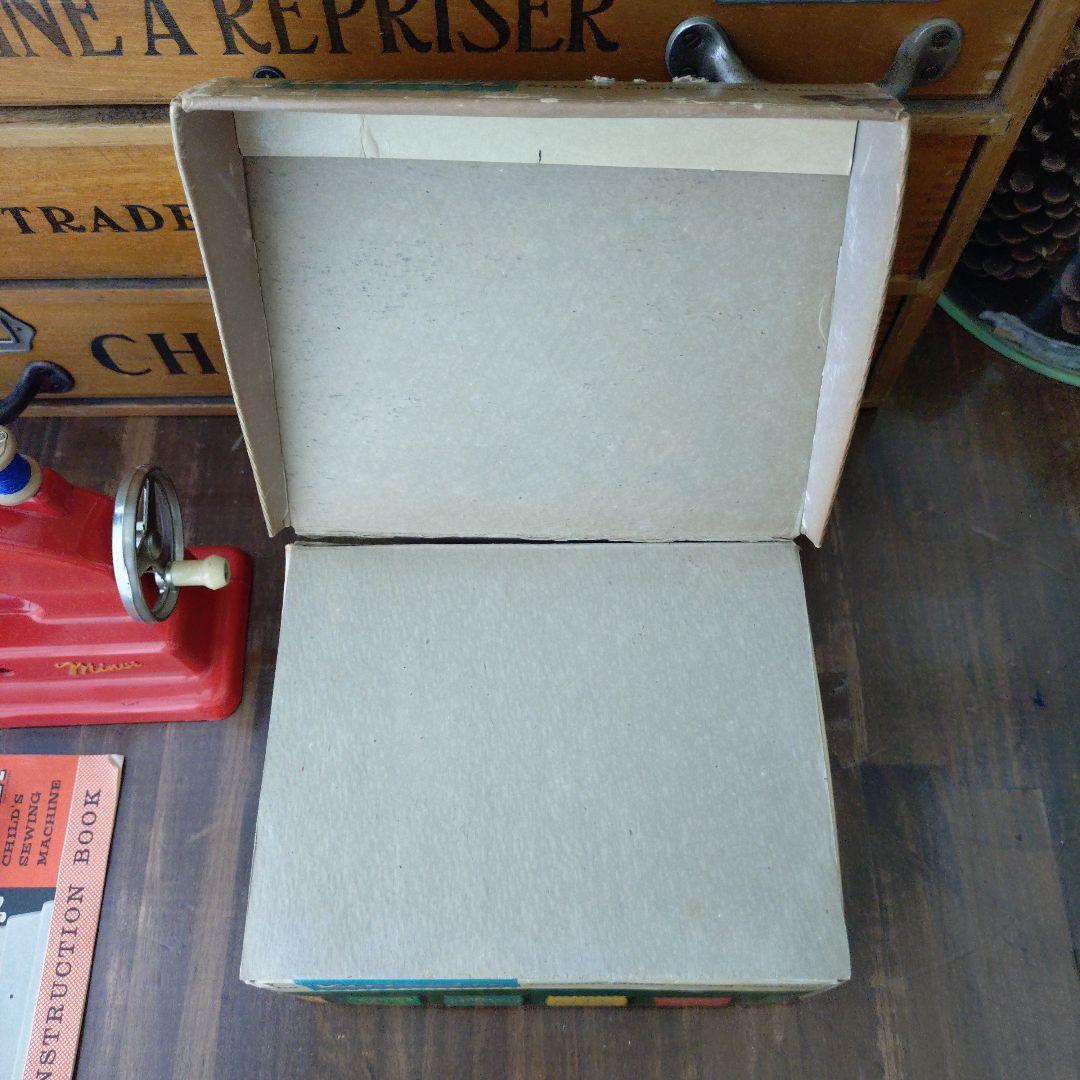 最終値下げ アンティーク 英国製 トイミシン 赤 バルカン 付属品完備