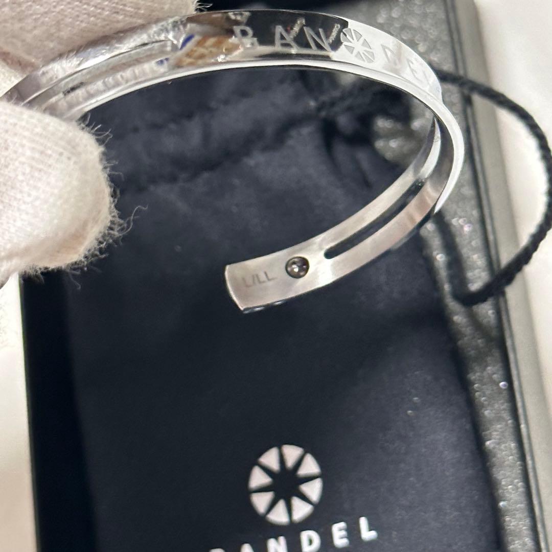 L/LL バンデル チタン バングル 2017年　全長149mm シルバー
