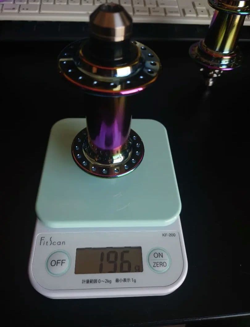 BMXハブセット　チタンパーツ　LHD