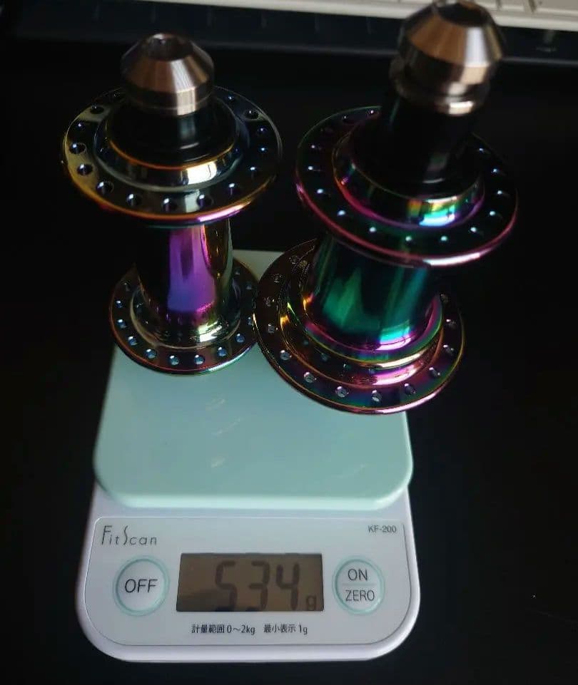 BMXハブセット　チタンパーツ　LHD