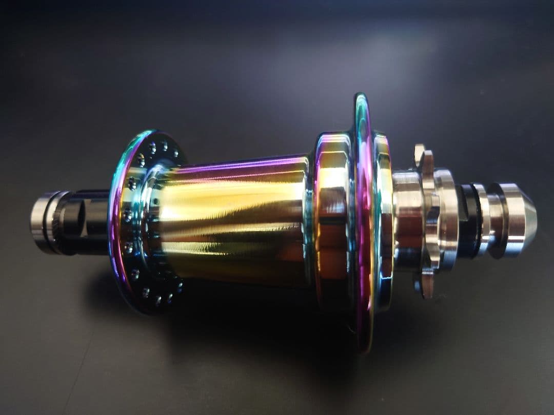 BMXハブセット　チタンパーツ　LHD