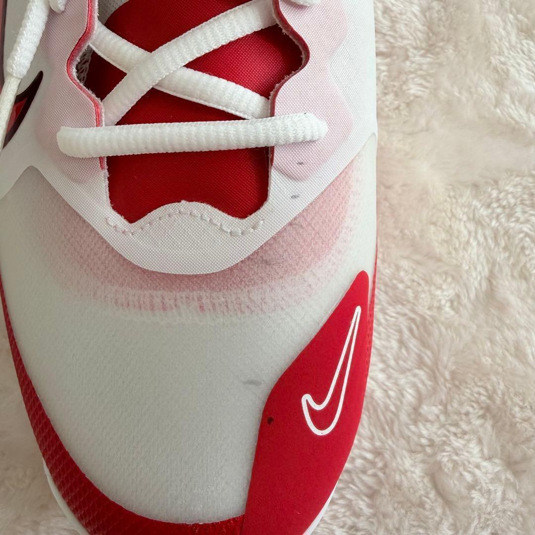 野球スパイク 金属 25.5cm✨未使用 NIKE トラウト9 メタル 赤×白