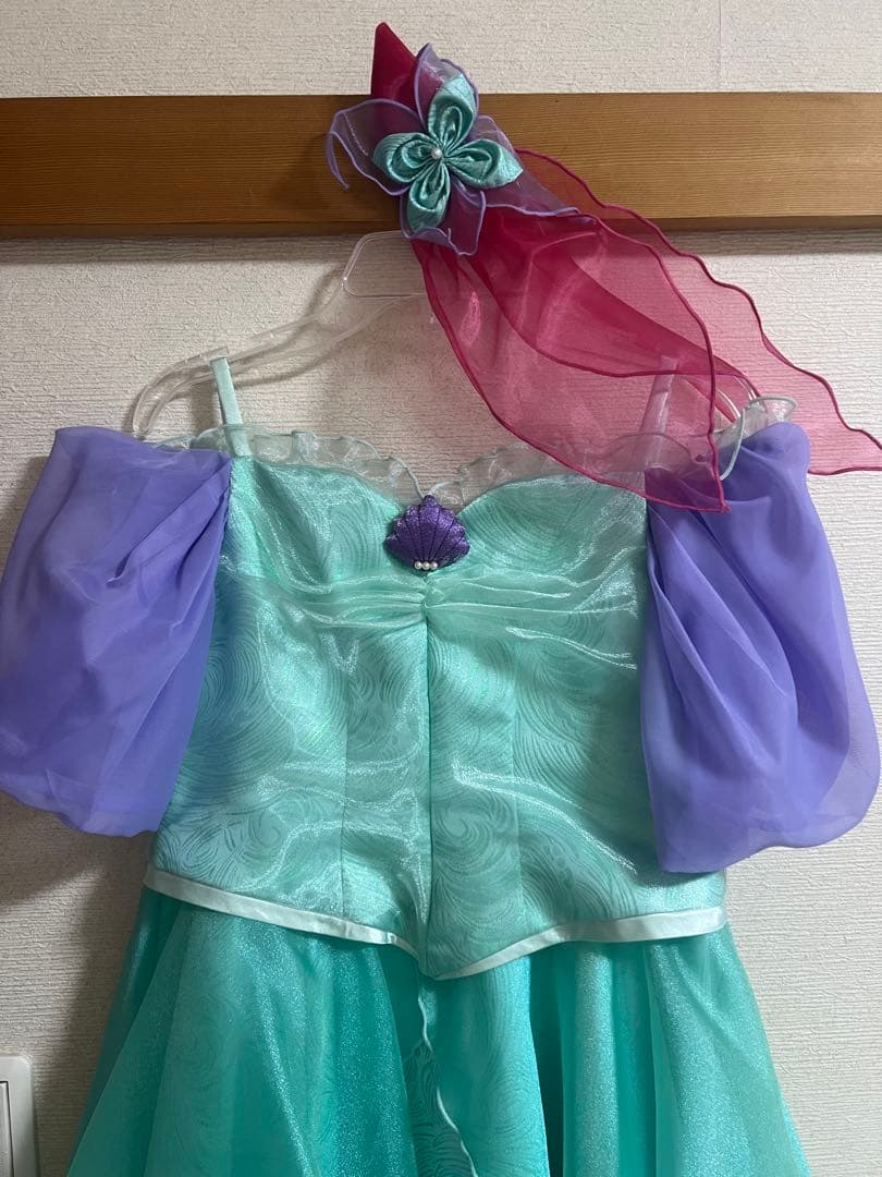 アリエル　ビビディバビディブティック　サイズ130 ディズニー 衣装 セット