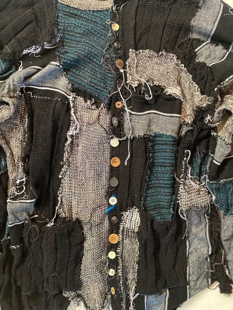 “Potlatch” パッチワーク・ジャケット 「Black Sun」