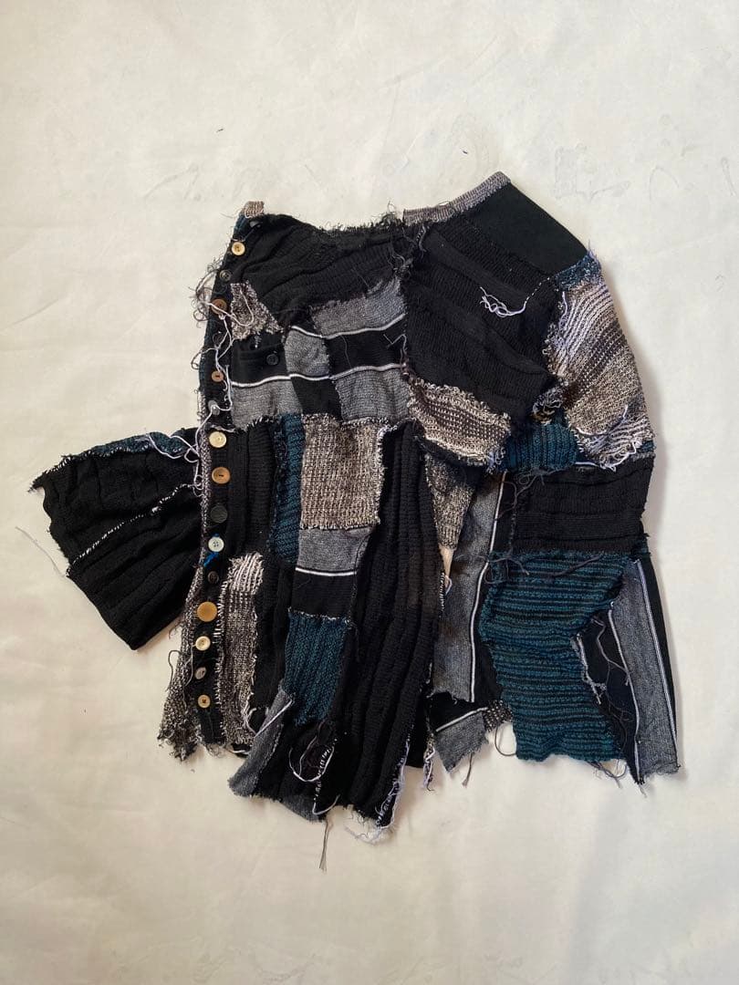 “Potlatch” パッチワーク・ジャケット 「Black Sun」