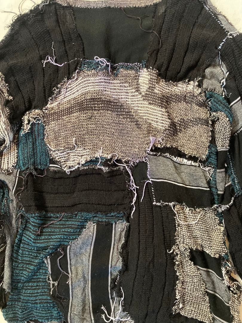 “Potlatch” パッチワーク・ジャケット 「Black Sun」