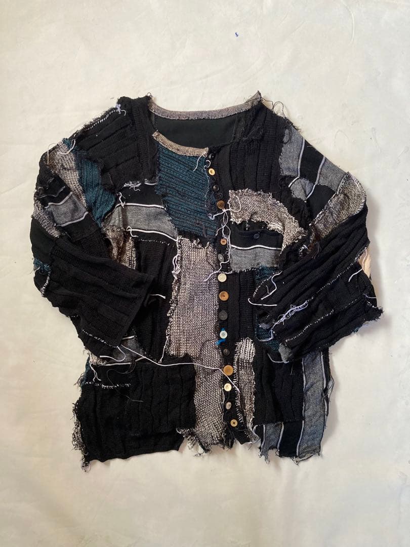 “Potlatch” パッチワーク・ジャケット 「Black Sun」