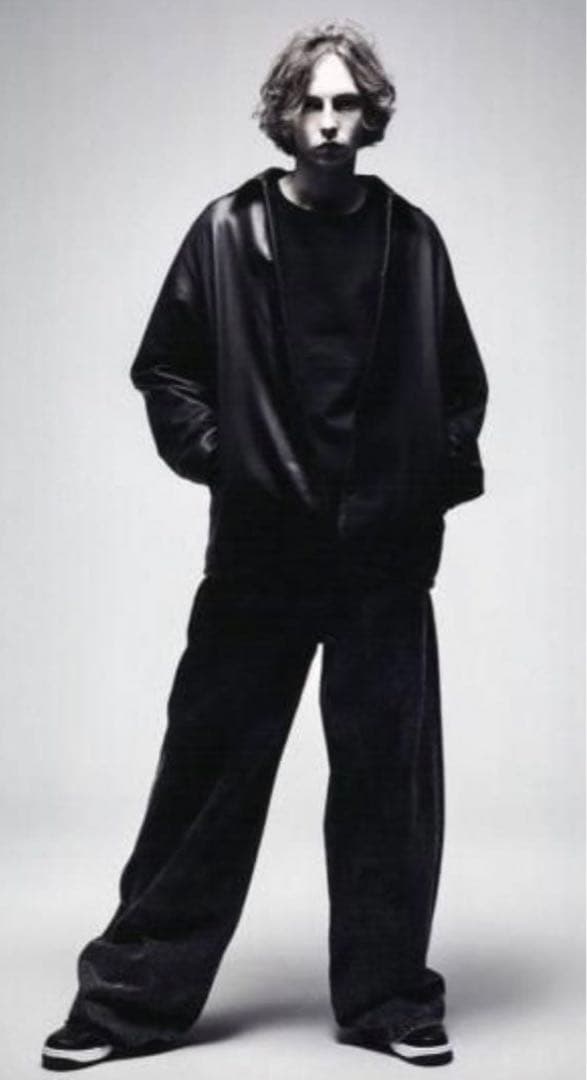 マインデニム　Sheep Leather Coach JK BLK