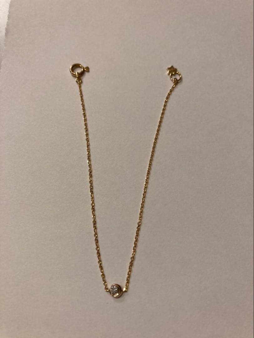 STAR JEWELRY k18ブレスレット　MOON SETTING