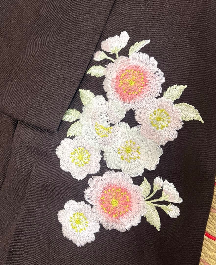 キャサリンコテージ　袴　150センチ　椿　5点セット　襦袢　ヘアアクセ付き