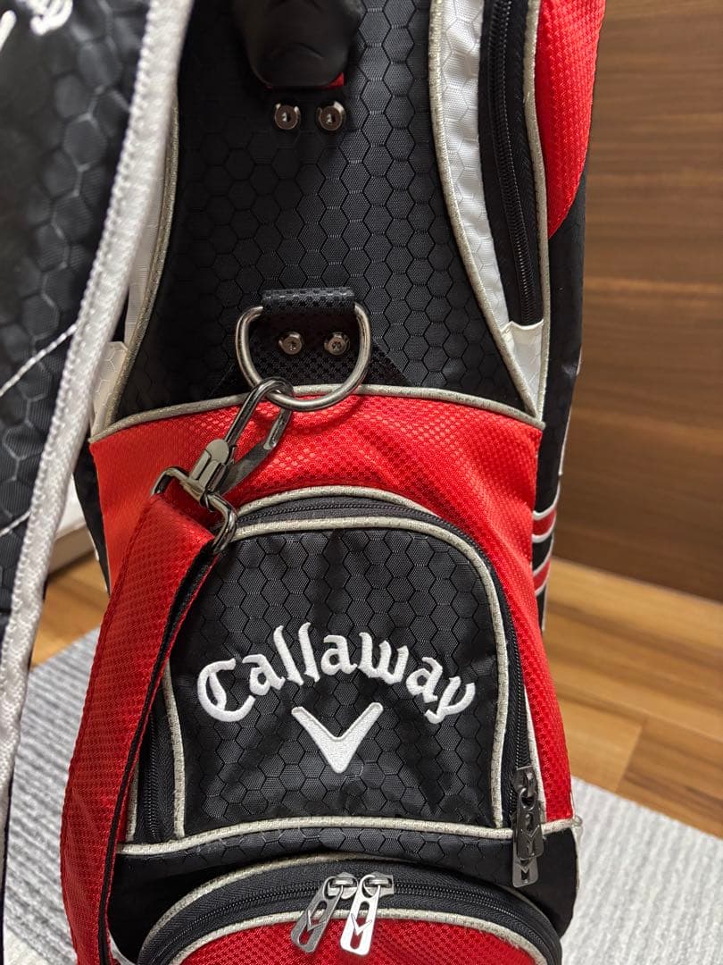 キャロウェイ Callaway キャディバッグ 赤黒