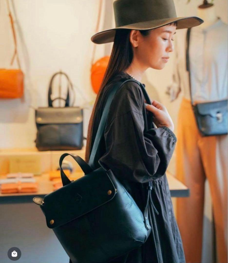 未使用級 クレドラン CLEDRAN MARCHE マルシェ リュック ブラック