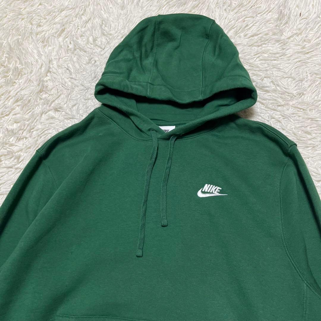 希少 NIKE グリーン ロゴ パーカー スウェット パンツ セットアップ