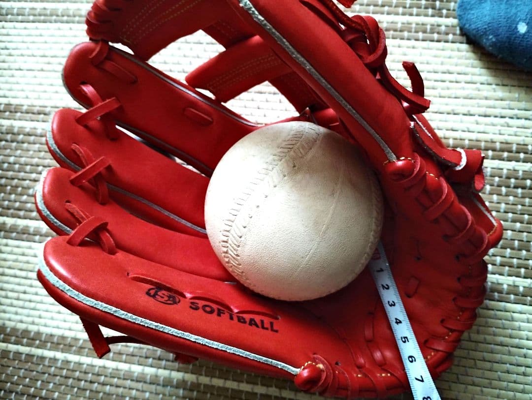 【新品同様】ミズノ グローブ　オールラウンド　ロードオブライズ　オレンジ　左投げ