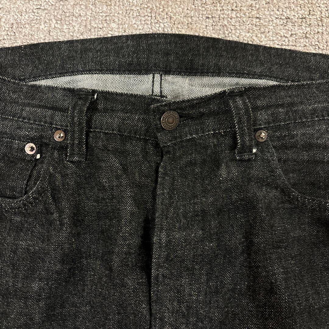 パンツ fullcount 1101BK Black denim W32
