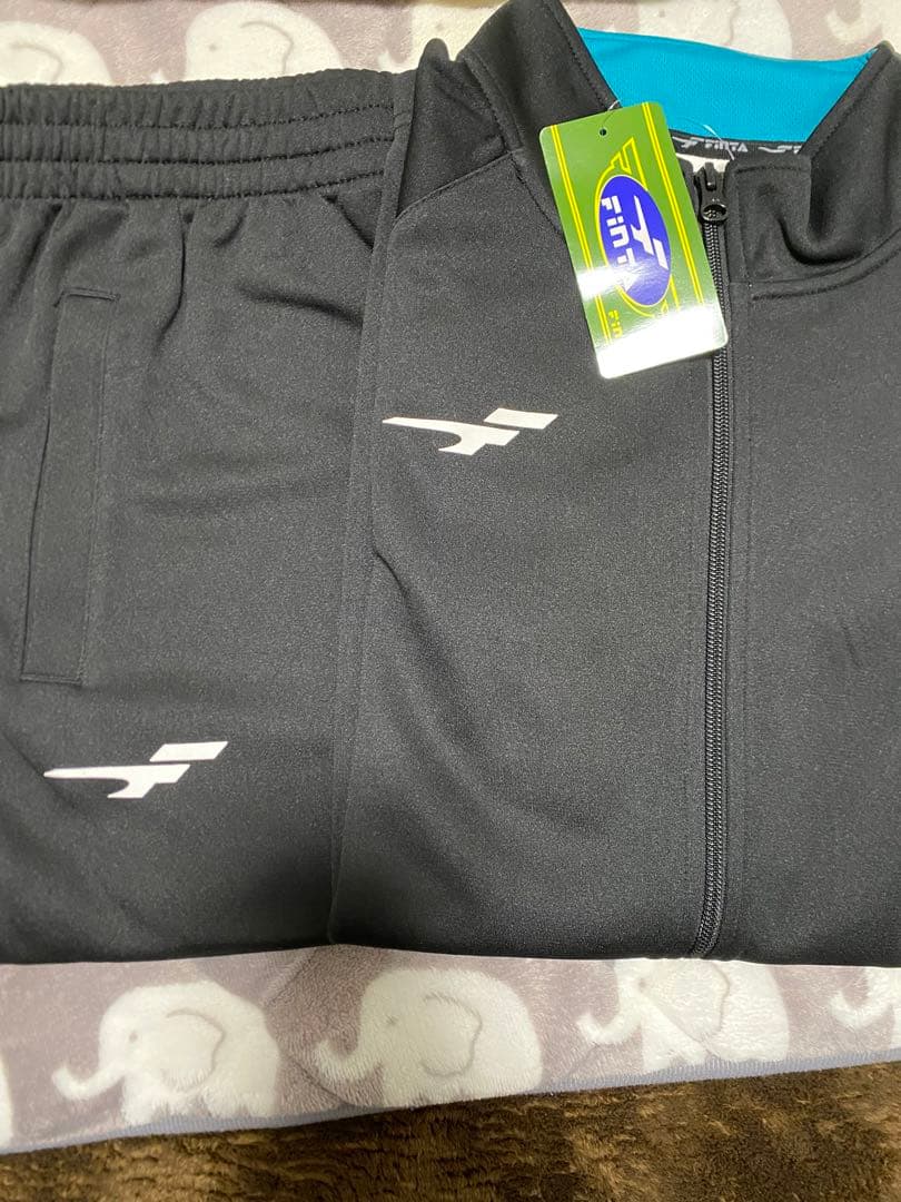 FINTA ジャージ上下セット Lサイズ ブラック