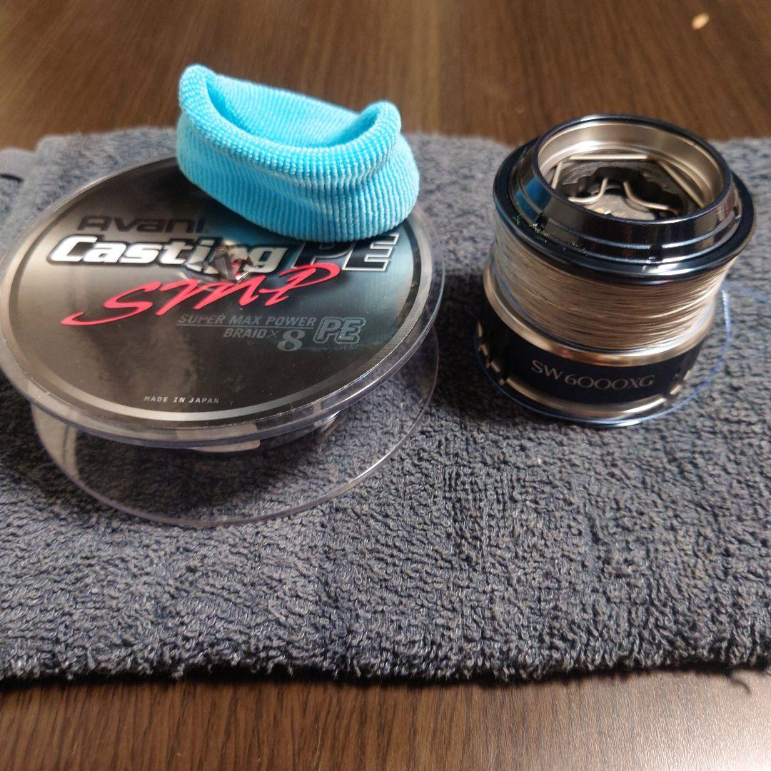 20ストラディックSW5000XG6000番スプール共にライン付き｜20ストラ