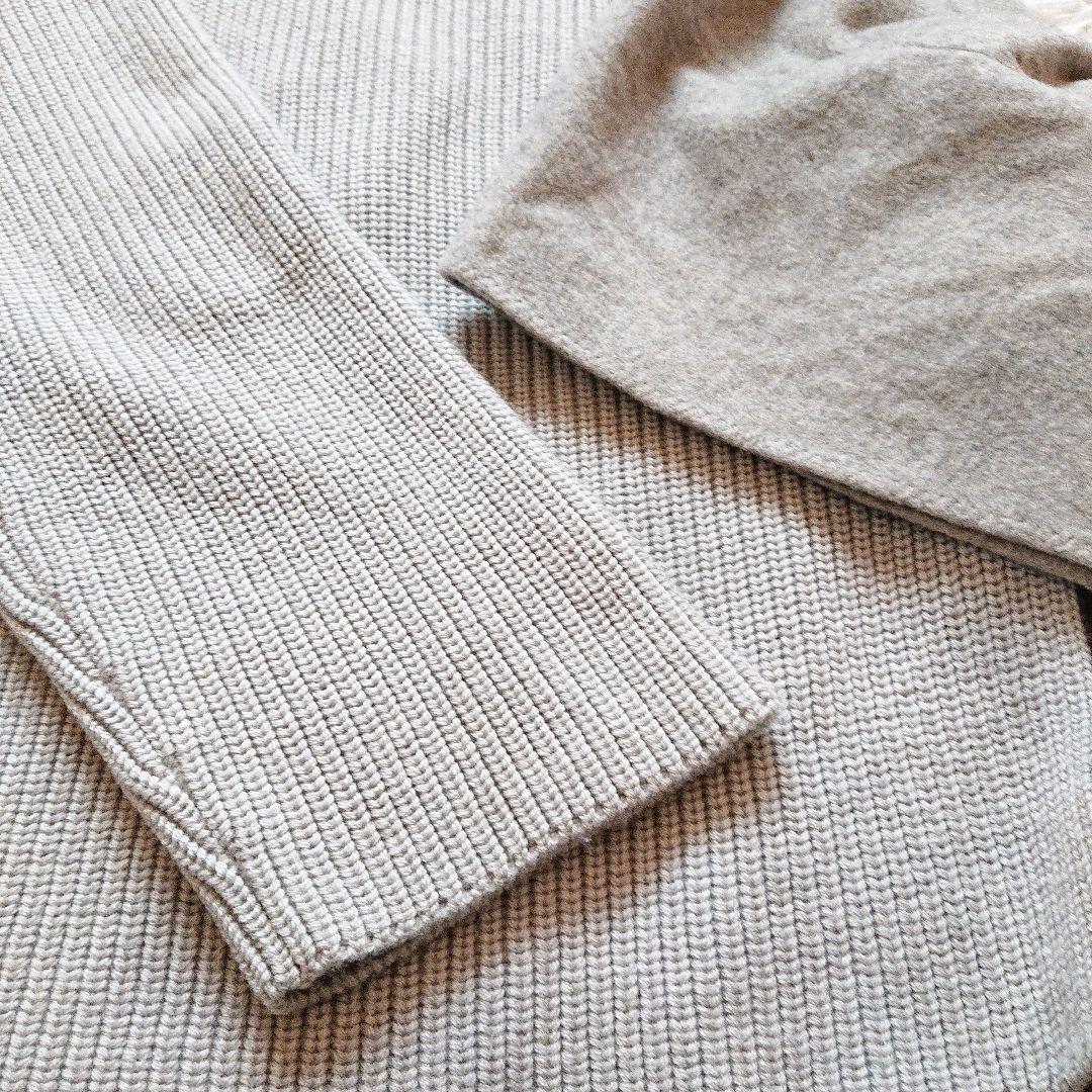 田丸麻紀さん着用【ADORA】アドーア ドッキング ポンチョ ニット グレー