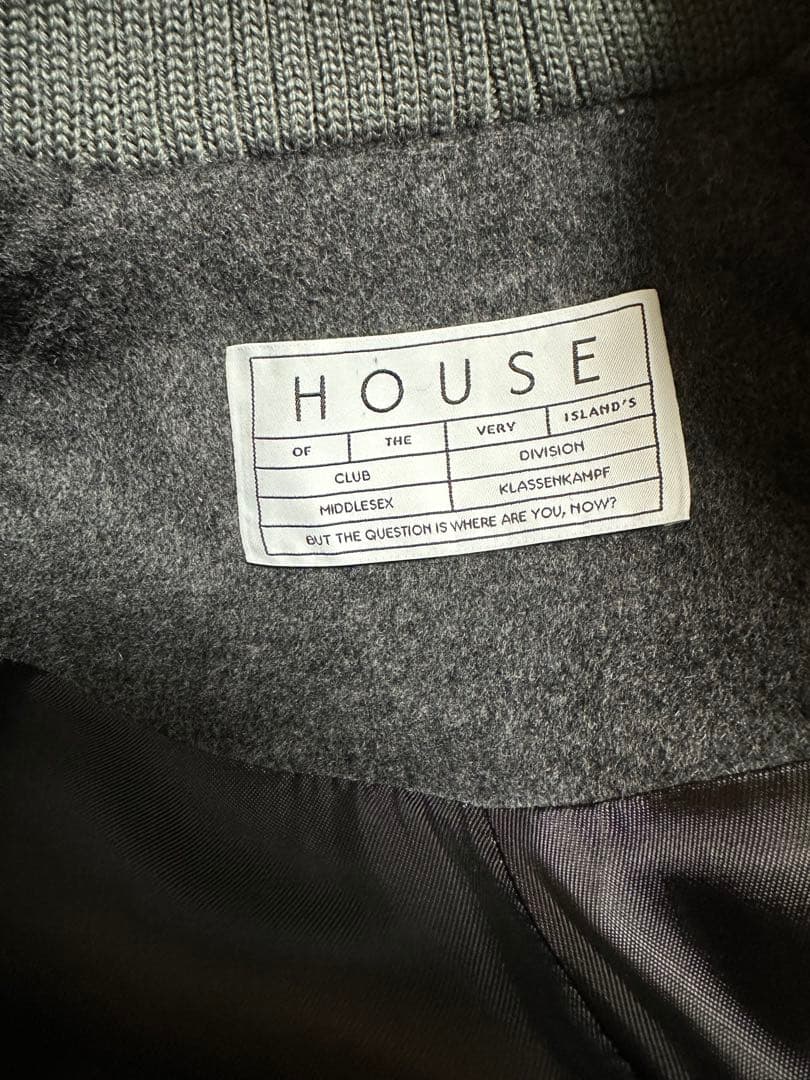 house of the very island's / 美品 リブカラーコート