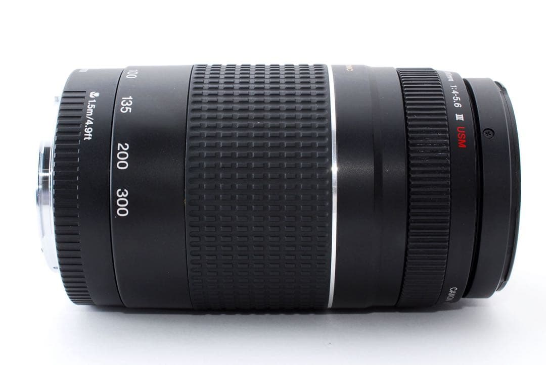 望遠レンズ/フード付/CANON EF 75-300mm F4-5.6 III