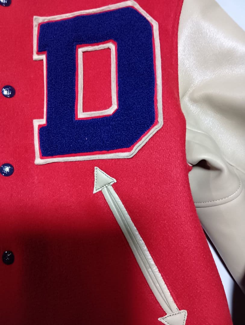 STYLE EYES 袖レザースタジャン