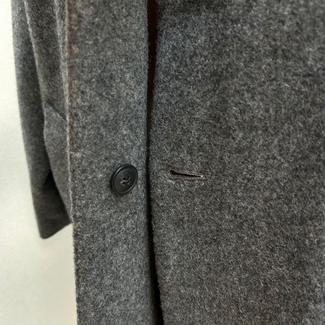 【新品タグ付き】mizuiroind ウールブレンドスタンドコート　グレー