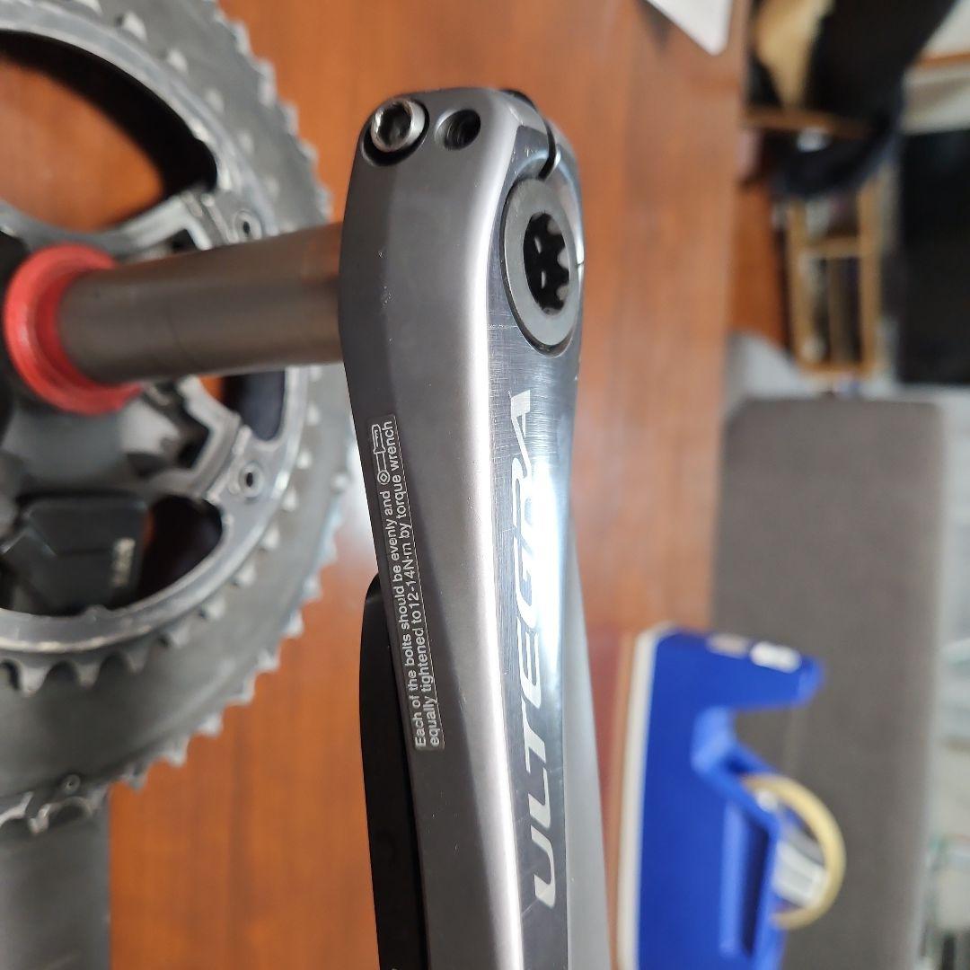 ULTEGRA Pioneer クランクセットfc6800 2速 ULTEGRA Pioneer クランク