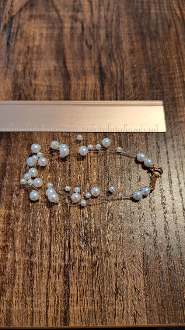 TASAKI　k18 ホワイトベビーパールブレスレット