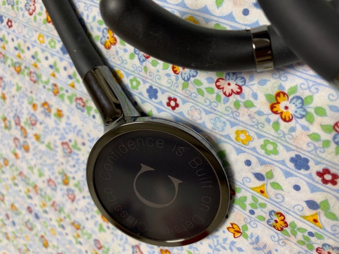 マルクスです✨クラシコ 聴診器 ブラックシングル 希少♡ name有り