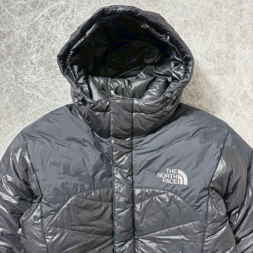 美品 ノースフェイス アコンカグアパーカ ダウンジャケット 黒 XL サミット