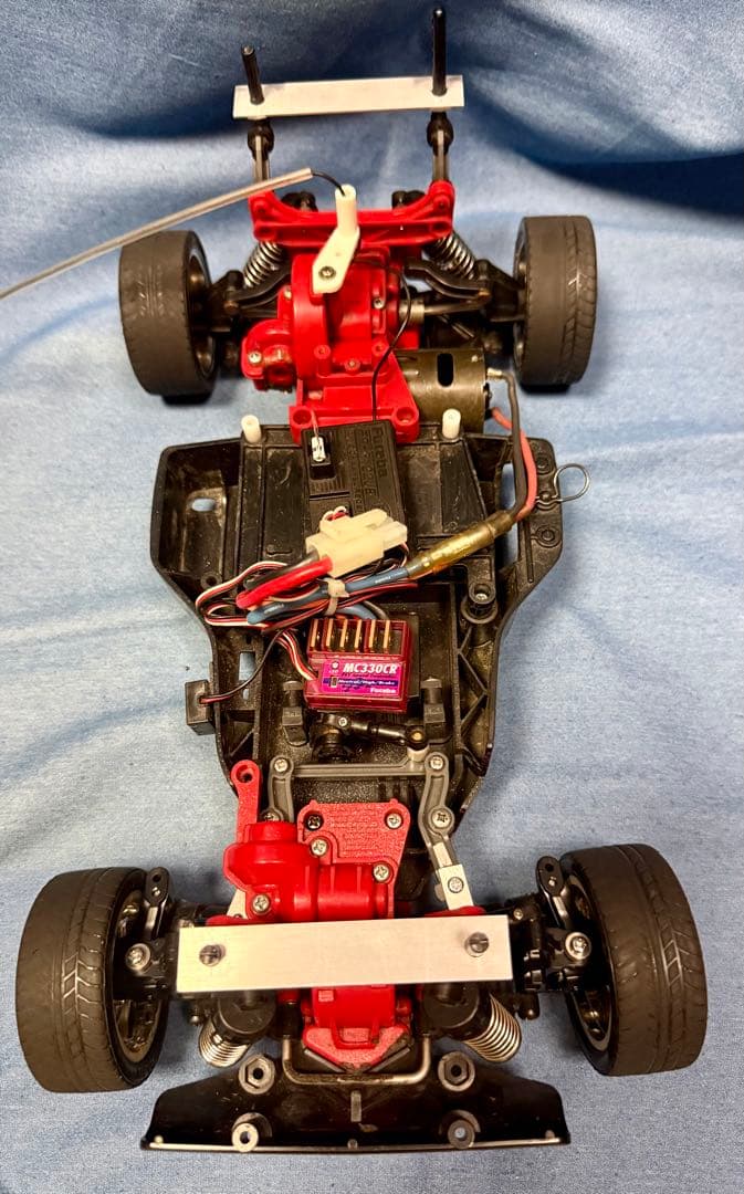 【組立て済】タミヤ★オペル・カリブラTA-02＆フタバ送信機・受信機付き