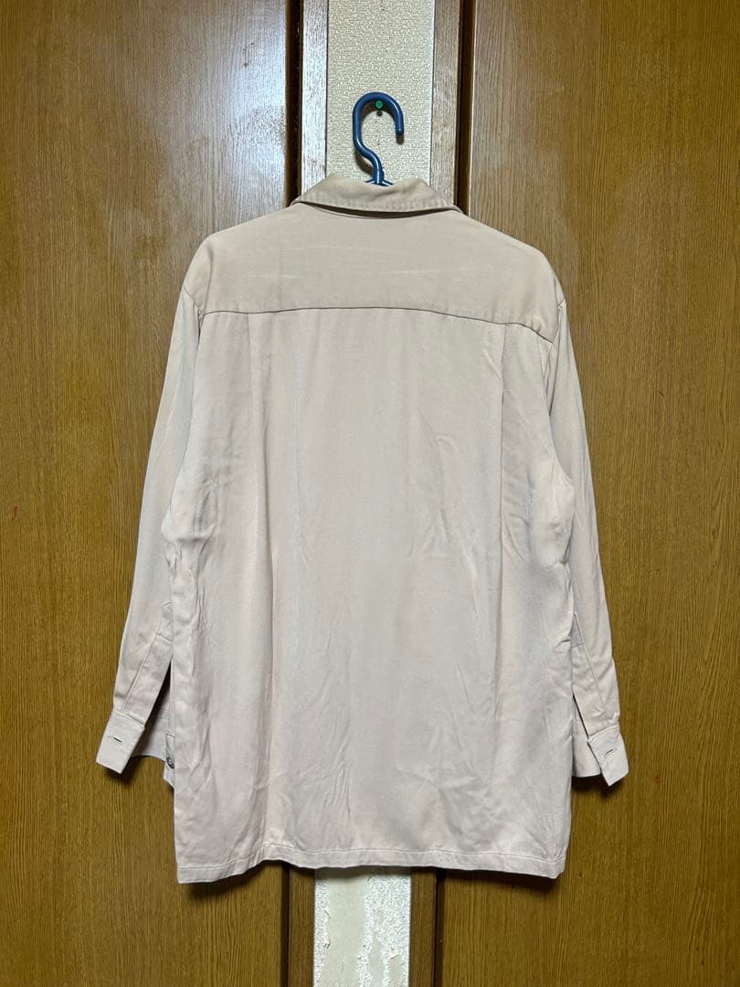 トップス 50s rayon gabardine shirt \"salmon pink\"