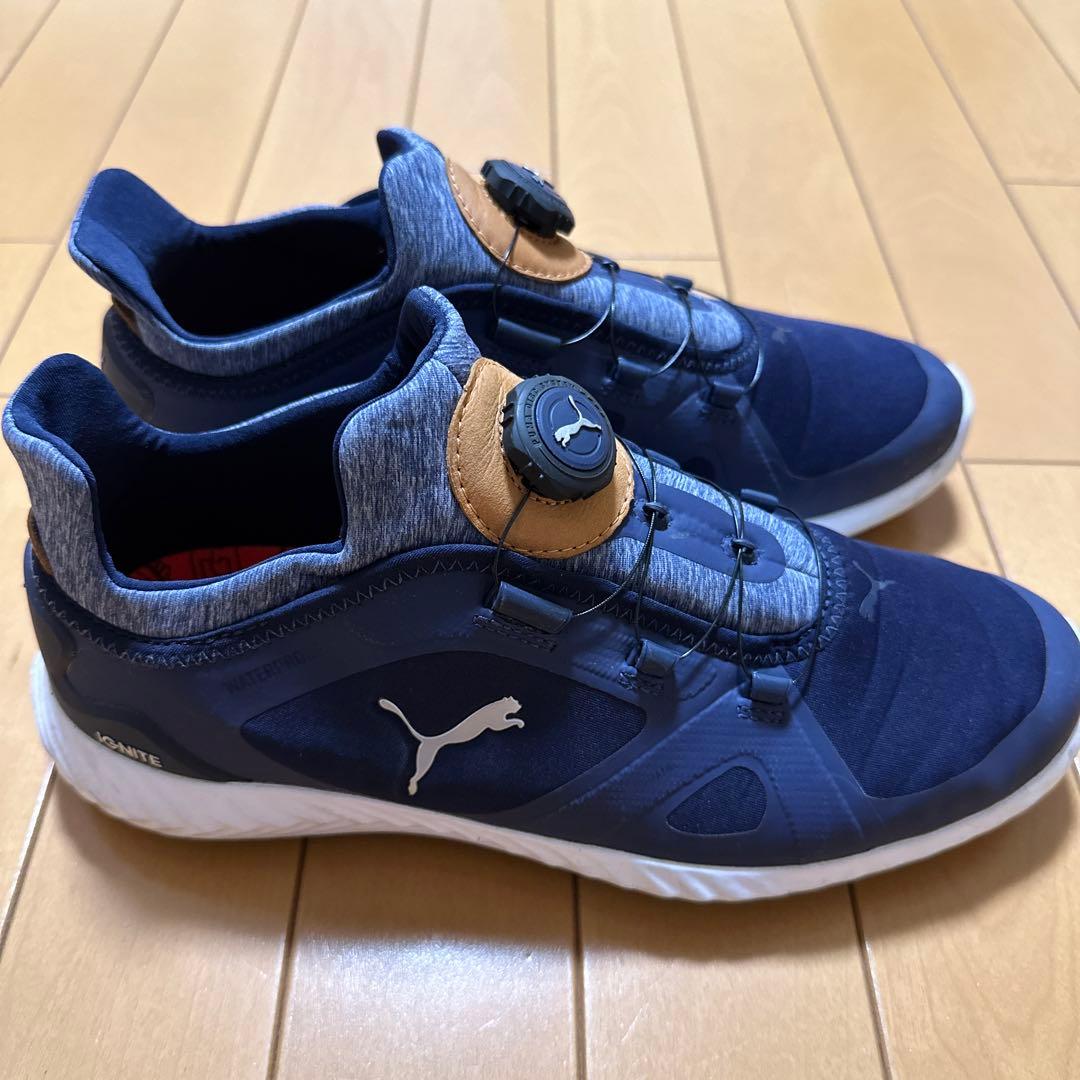 Puma ゴルフシューズ ネイビー BOA