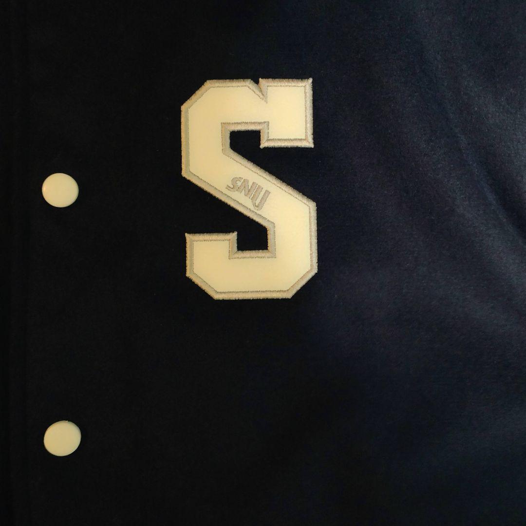 【激レア・未着用・匿名配送】国立ソウル大学校 公式スタジャン XLサイズ 紺色